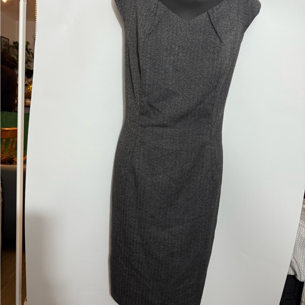 Mossimo Supply Co. Charcoal One Shoulder Dress